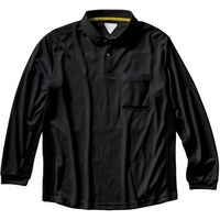 クロダルマ クロダルマ 長袖ポロシャツ ブラック 3L 25475493L 1着