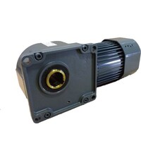 シグマー シグマー 高効率IE3、直行中空軸三相1500Wフランジ取付形ブレーキ付きギアモーター 減速比1/40 TMHFB15E40 1台