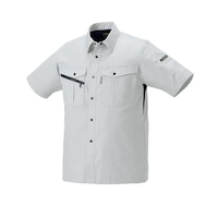 クロダルマ クロダルマ 半袖シャツ(脇スリット) シルバー M 2658040M 1着