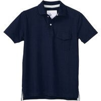 クロダルマ クロダルマ 半袖ポロシャツ(脇スリット) ネイビー 5L 26447115L 1着