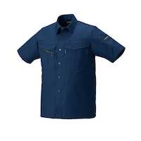 クロダルマ クロダルマ 半袖シャツ(脇スリット) ネイビー L 2658011L 1着