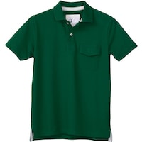 クロダルマ クロダルマ 半袖ポロシャツ(脇スリット) グリーン L 2644780L 1着