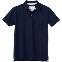 クロダルマ クロダルマ 半袖ポロシャツ(脇スリット) ネイビー M 2644711M 1着