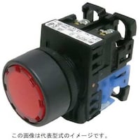 富士電機 富士電機 コマンドスイッチφ22丸フレーム平形照光押しボタンスイッチ AR22F0L10E3R 1個