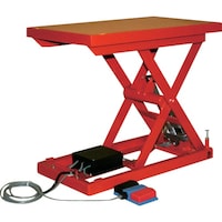 トラスコ中山 TRUSCO テーブルリフト500kg 電動Bねじ式 DC48V 650×950 HDLL5069VD4 1台