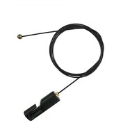 福井金属工芸 福井金属工芸 ボール式ミニワイヤー自在FIT ブラック/ブラック 径1.2mm 長さ1.5m WR9BB WR9BB 1本