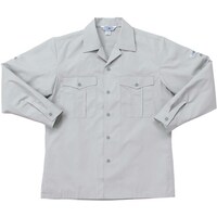 クロダルマ クロダルマ 長袖開衿シャツ アイボリ L 256120L 1着