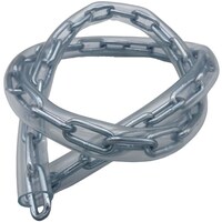 パーツ ラクテム 溶接チェーン 鉄 線径4mm 3M 保護チューブ付 WUT43 1本