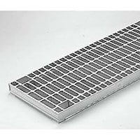 カネソウ カネソウ スチール製グレーチング ボルト固定式 滑り止め模様付 横断溝用 HXBL84060 1枚