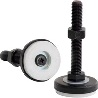 ダイワアドテック ダイワアドテック アジャスターボルト 軽防振用 ラバー(シリコンゴム)付き受皿タイプ 700kgf M20 ねじ長さ180mm RSI20180 1個