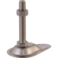 ダイワアドテック ダイワアドテック アジャスターボルト(ステンレス) アンカー固定用 強化リブ付き受皿タイプ 500kgf M20 ねじ長さ130mm ARV20130S 1個