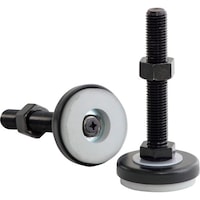 ダイワアドテック ダイワアドテック アジャスターボルト 軽防振用 ラバー(エチレンプロピレンゴム)付き受皿タイプ 500kgf M12 ねじ長さ50mm REP1250 1個