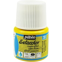 ペベオ・ジャポン Pebeo 布用水性アクリル絵具セタカラースウェード 45ml ブライトイエロー 295301 1本