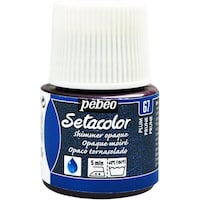 ペベオ・ジャポン Pebeo 布用水性アクリル絵具セタカラーシマー 45ml プラム 295067 1本