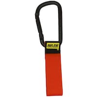 RIPTIE RIPTIE ケーブルキャリアー(カラビナ8cm・黒) 25.4mmX152.4mm 2本入 オレンジ JB6C02O 1Pk(2本)