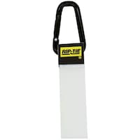 RIPTIE RIPTIE ケーブルキャリアー(三角カラビナ・黒) 25.4mmX152.4mm 50本入 白 JB6T50W 1Pk(50本)