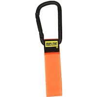 RIPTIE RIPTIE ケーブルキャリアー(カラビナ8cm・黒) 25.4mmX152.4mm 50本入 ネオンオレンジ JB6C50NO 1Pk(50本)