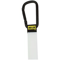 RIPTIE RIPTIE ケーブルキャリアー(カラビナ8cm・黒) 25.4mmX152.4mm 2本入 白 JB6C02W 1Pk(2本)