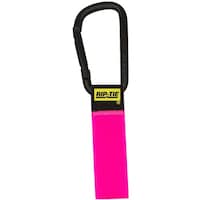 RIPTIE RIPTIE ケーブルキャリアー(カラビナ8cm・黒) 25.4mmX152.4mm 50本入 ネオンピンク JB6C50NP 1Pk(50本)