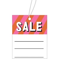 ササガワ ササガワ 提札 四角型 桃 SALE 1803330 183330 1箱(500枚)