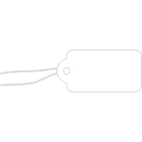 ササガワ ササガワ 提札 長型 小物用 白無地 1800101 18101 1箱(1000枚)