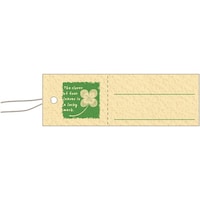 ササガワ ササガワ 提札 長型四つ葉のクローバー 1803730 183730 1箱(500枚)