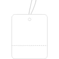 ササガワ ササガワ 提札 小 白無地 ミシン目入 1800132 18132 1箱(500枚)