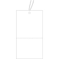 ササガワ ササガワ 提札 四角型 白無地 ミシン入 1800081 1881 1箱(500枚)