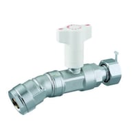 オンダ製作所 オンダ製作所 ダブルロックジョイント CBW22型 逆止弁付ボールバルブ(22.5°) 13A×G3/4 CBW221320MS 1個