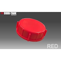 コクゴ KOKUGO 積み重ねられるポリエチレン製タンク BROXTANK20L用キャップ (レッド) 1117370102 1個