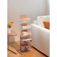 オークス オークス 本・雑誌収納 ブックタワー ロータイプ L54NA 1台