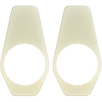 マツ六 ECLE リフォーム用レバーハンドル錠 長座化粧プレート シルバー色 7010991 7010991 1組