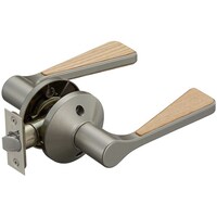 マツ六 ECLE リフォーム用レバーハンドル錠 空錠(通路用) ハイブリッド Nシルバー色 7010005 7010005 1組