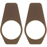 マツ六 ECLE リフォーム用レバーハンドル錠 長座化粧プレート アンバー色 7010992 7010992 1組