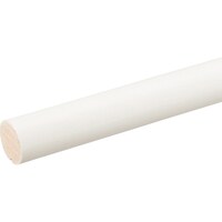 マツ六 ECLE ECLE35 強化コート手すり棒 2M ホワイト 1150911 ELT252W 1本