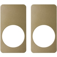 マツ六 ECLE リフォーム用レバーハンドル錠 長座化粧プレート ワイド アンバー色 7010995 7010995 1組