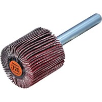 トラスコ中山 TRUSCO セラミックフラップホイール 軸径6mm #120 外径25×幅25×軸長40 (5個入) TCF2525CE120 1箱(5個)