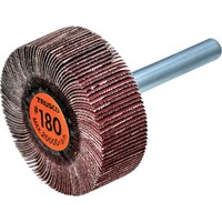 トラスコ中山 TRUSCO セラミックフラップホイール 軸径6mm #180 外径40×幅15×軸長40 (5個入) TCF4015CE180 1箱(5個)