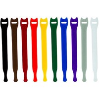 RIPTIE RIPTIE リップタイライト 12.7mmX203.2mm 10本巻X10 虹 Y08XRLRW 1Pk(100本)