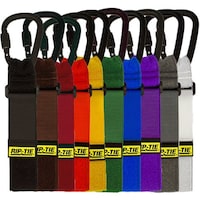 RIPTIE RIPTIE ケーブルキャリアー(安全環付きカラビナ) 50.8mmX508mm 50本入 虹 JP20E50RW 1Pk(50本)