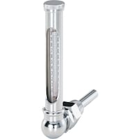 タスコ タスコ 2重管温度計L型 0ー+100℃ TA408KB75C 1本