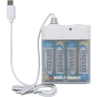 エアージェイ airJ 単3アルカリ乾電池TYPECケーブル付き BJECUSB1AWH 1個