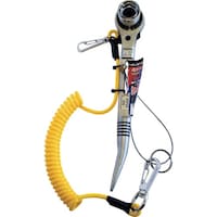 スーパーツール スーパー 安全ロープ付4サイズラチェットレンチ(ショートタイプ) イエロー SRF3RNY 1丁