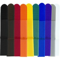 RIPTIE RIPTIE エコノラップアタッチメント「スリップオン」 25.4mmX381mm 200本入 虹 H15ESLMRW 1Pk(200本)
