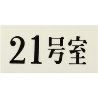 ヒカリ 光 プレート 35×70×2 21号室 UP30021 1枚