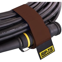 RIPTIE RIPTIE オプティカルラップ 38mm×350mm 10本入 茶 OP14010BN 1Pk(10本)