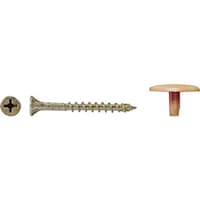 ダンドリビス ダンドリビス キャップ付きビスセット Pキャップビスセットブラウン(4セット入) VP37BR4BP 1Pk(4S)