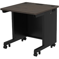 サンワサプライ SANWA eデスク(濃い木目)W700×D700×H700 EDSK7070M 1台