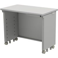 サンワサプライ SANWA eデスク(グレー)W900×D500×H700 EDSK9050GY 1台