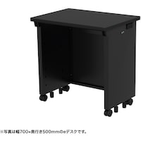 サンワサプライ SANWA eデスク(ブラック)W750×D500×H700 EDSK7550BK 1台